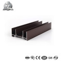 rotura de puente térmico 6063 t5 doble canal u perfil de aluminio para ventana